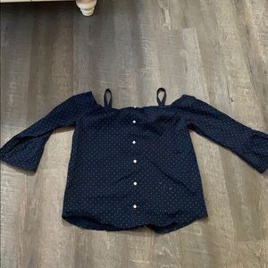 Abercrombie kids off sholder top